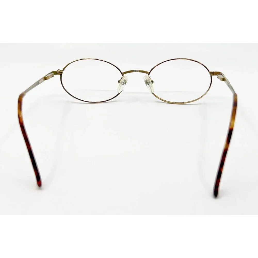 Guess Eyeglasses Frames Womens Gold Oval GU591 SG/MG 137 49-19-137